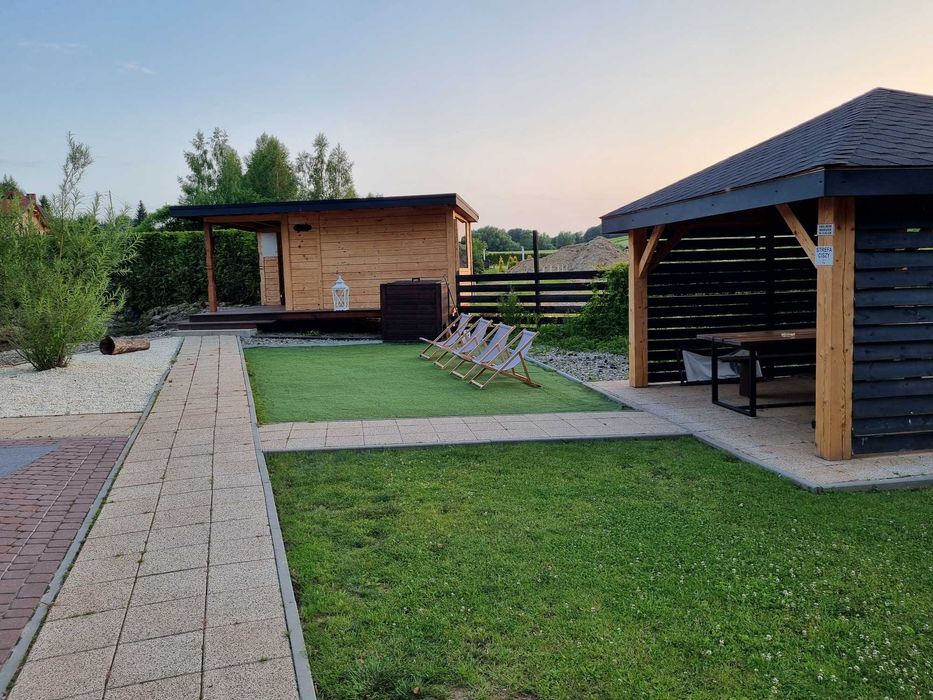 **Ekskluzywny Domek **Jacuzzi**Chata Solna**12osób**Basen** Na wyłączność**
