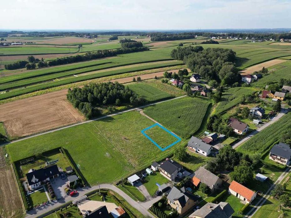Działka budowlana, Osiek k. Oświęcimia, spokojna okolica, ponad 10 arów, media - Widok 5