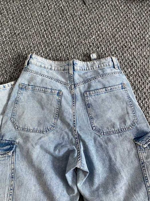 Jeansy utility h&m r. 38