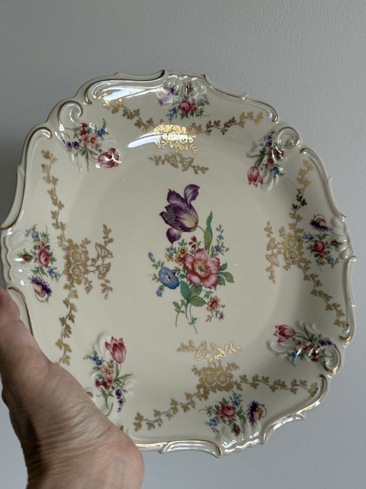 Patera w kwiaty porcelana Schwarzenhammer
