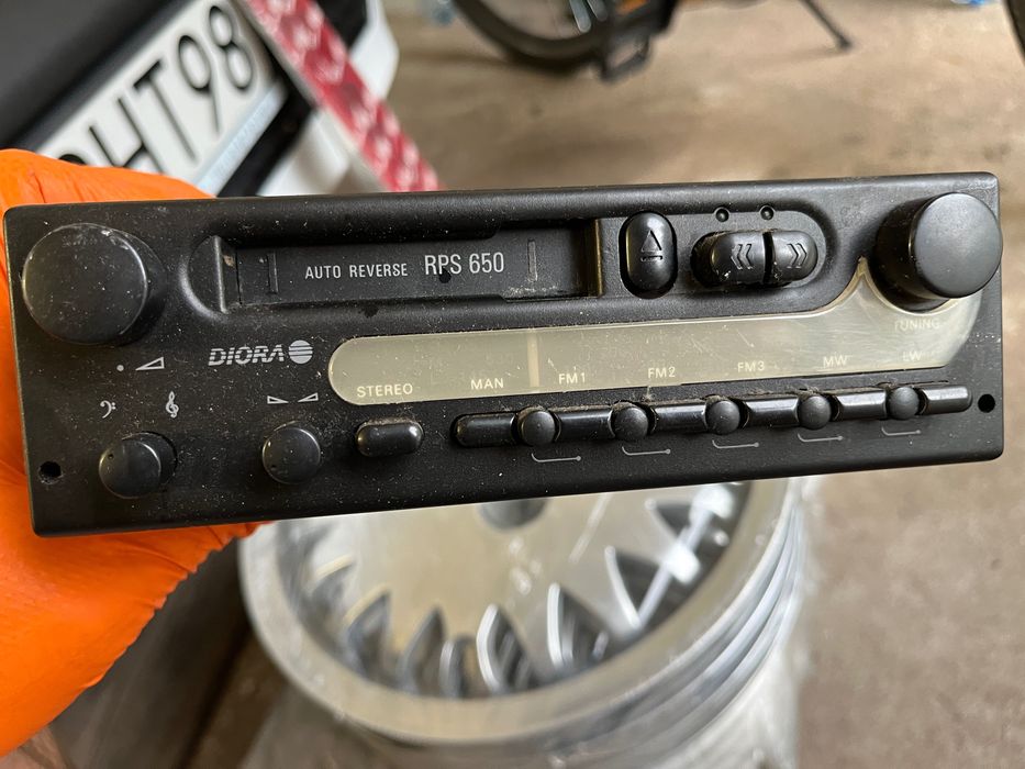 Unitra Diora RPS 650 radio samochodowe 1991 rok