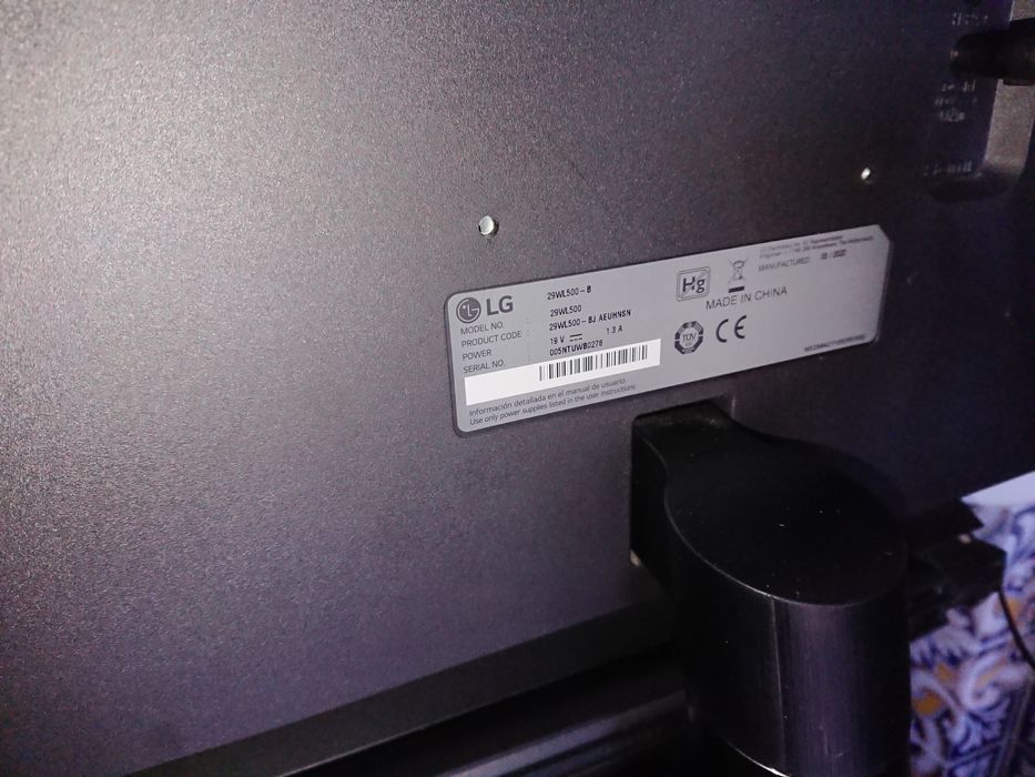 Monitor LG 29lw500 29 pulgadas ultra wide  - full HD a 75hz