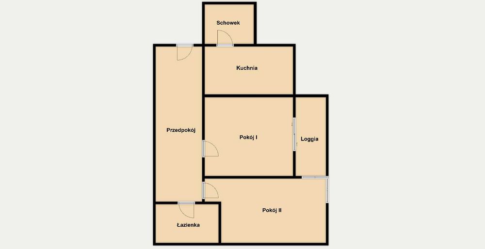 2 niezależne pok. 58m2 + loggia | Krowodrza