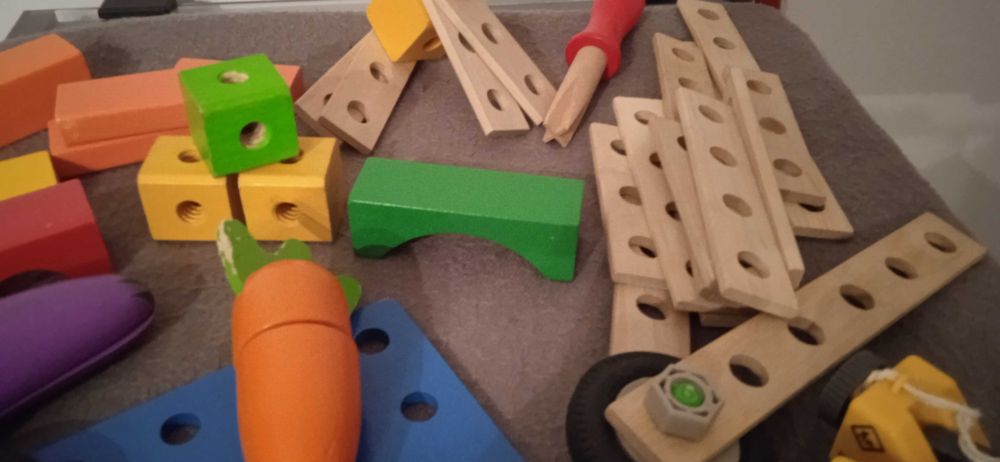 Jogo de construção em Madeira