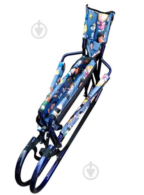 Санки дитячі санчата саночки з батьківською ручкою нові складні