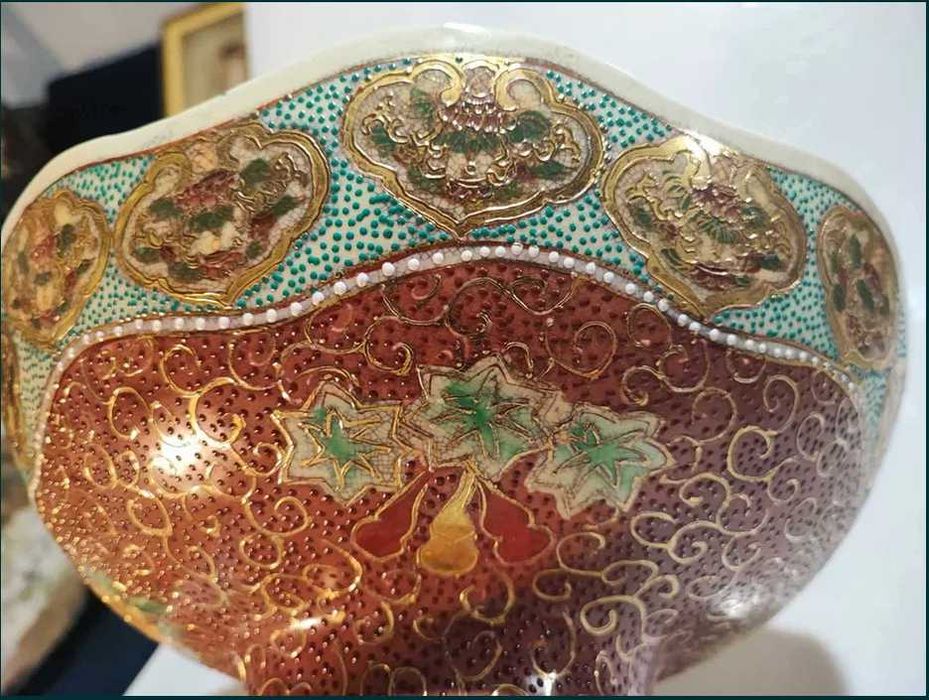 Patera,japońska,2 gejsze,gejsza,vintage lat 50-70