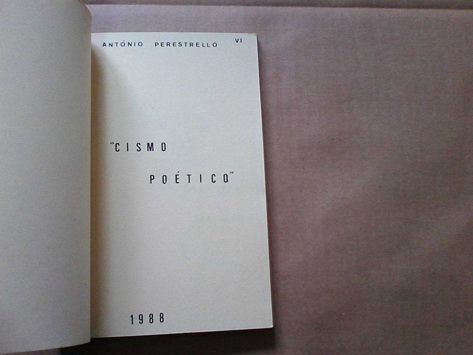 Cismo Poetico - António Perestrello
