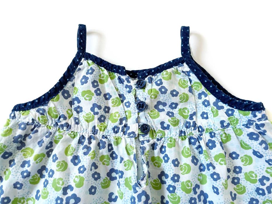 Бавовняний сарафан Zara для дівчинки 6-9 міс, 74 см