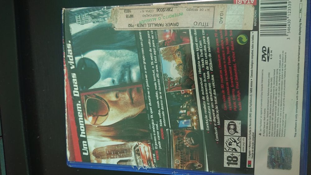 Driver Parallel Lines Playstation 2 PS2