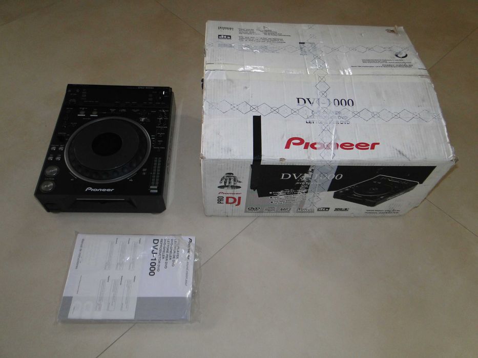 Profesjonalny Odtwarzacz CD DVD MP3 PIONEER DVJ-1000.Jak Nowy.Okazja