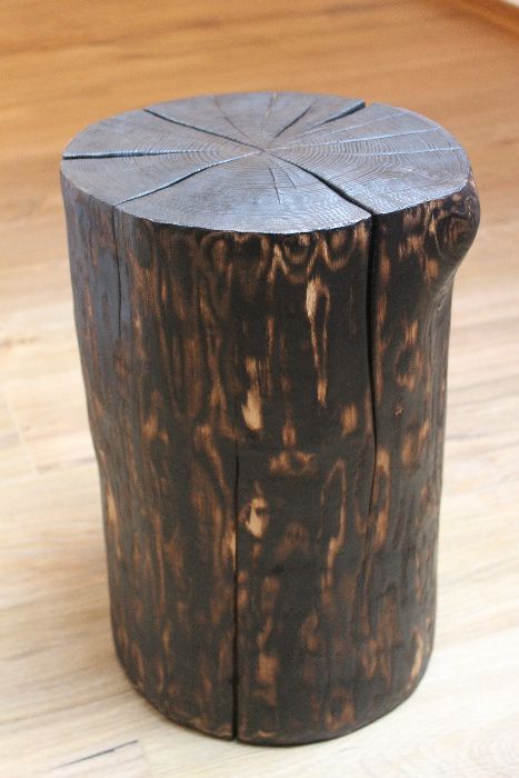 Taboret kwietnik z pnia