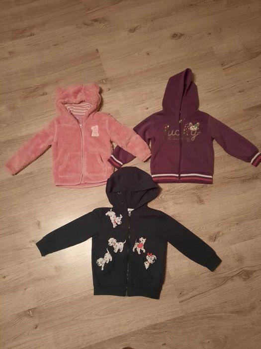 Bluzy polar z uszkami i dresowe