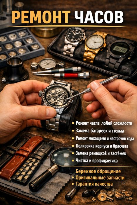 Ремонт часов любой сложности