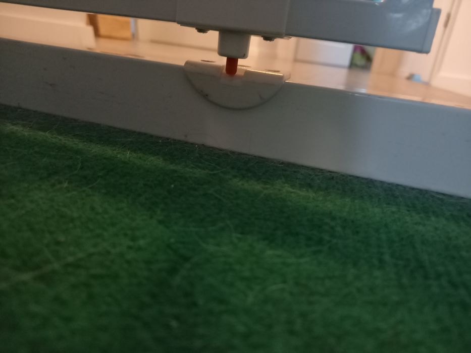 Bramka rozporowa zabezpieczająca na schody 75-95cm +20 cm