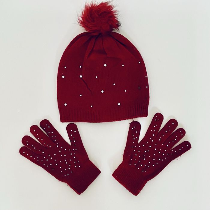Czapka i Rękawiczki ZESTAW Rozmiar uniwersalny