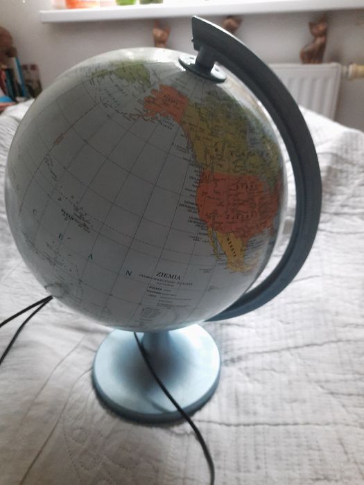 Podświetlany globus polityczno - fizyczny 25cm. Zachem Garwolin
