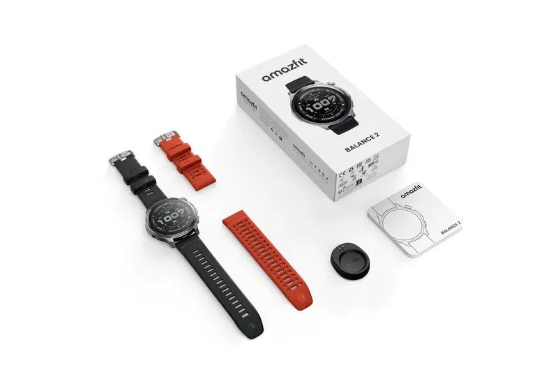 Smartwatch Amazfit Balance 2 47mm Czarny (Midnight Black)