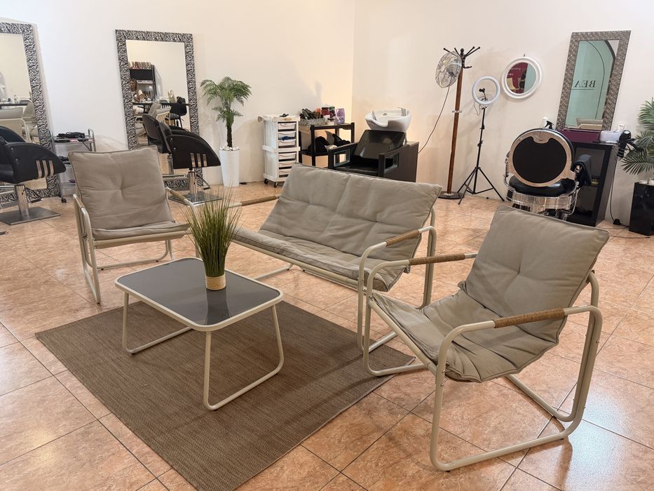 Conjunto moveis de exterior e mesa
