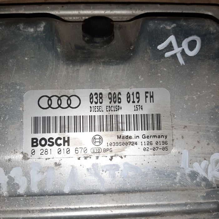 Komputer sterownik silnika audi a3 8L LIFT 2002r 1.9TDI AXR