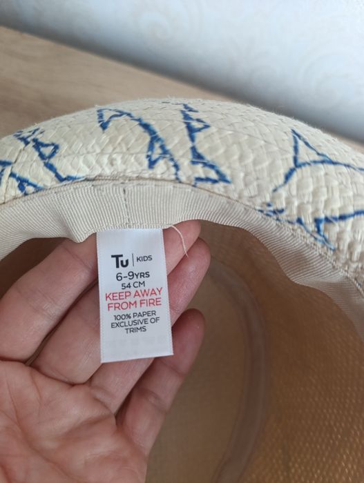 За всі! Нова шляпа H&M капелюх солом'яний 51 см (3-7), 52 см (4-6), 54см (6-9)