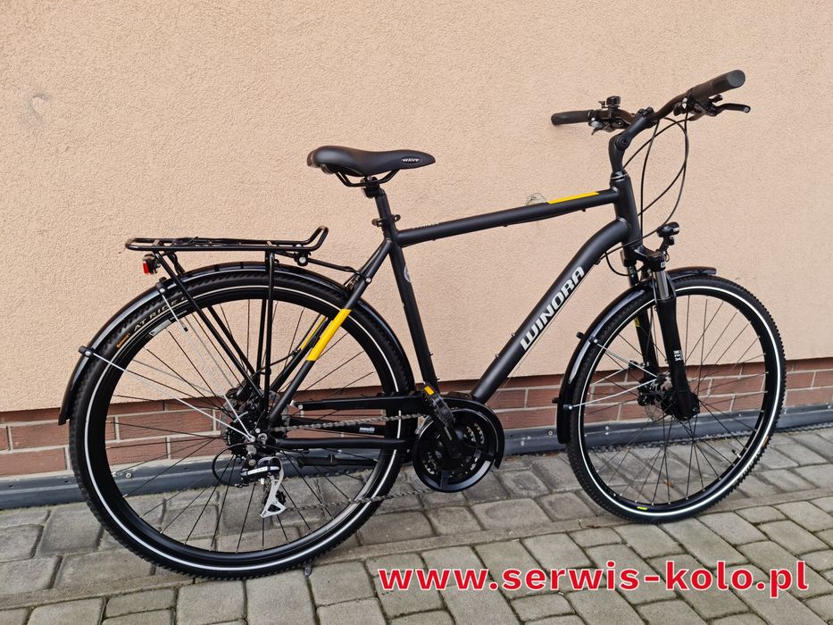 Rower męski trekkingowy WINORA koła 28 SHIMANO ACERA aluminium rabat