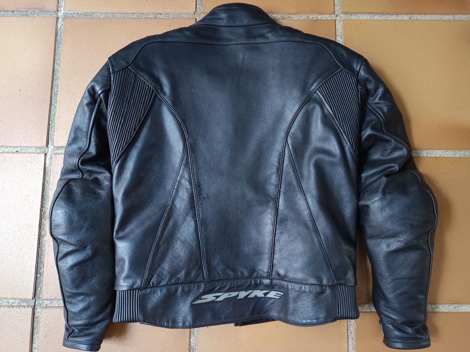 Blusão de Pele motociclista