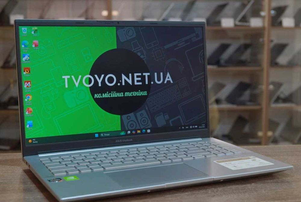 ГАРАНТІЯ Asus VivoBook PRO(Ryzen 5 5600H/RAM 8/SSD 512/MX550 4ГБ)TVOYO