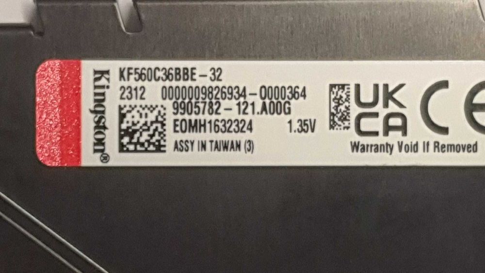 Kingston FURY Beast Negro DDR5 32GB AMD EXPO e Intel XMP