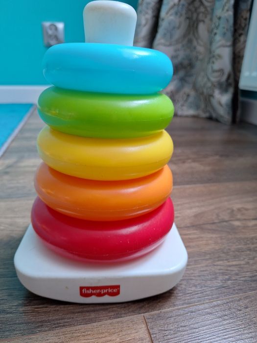 Piramidka z kolek Fisher price