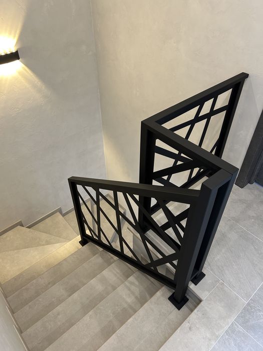 Поручні, перила, вироби з металу в стилі Лофт