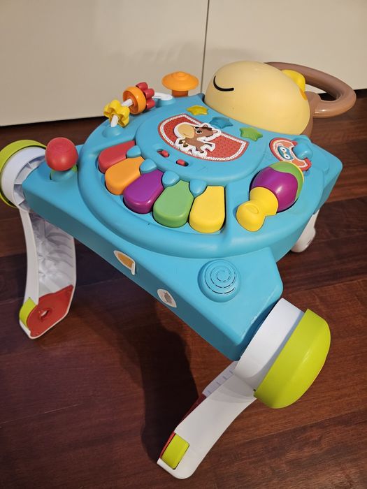 Andador e mesa de atividades 3 em 1
