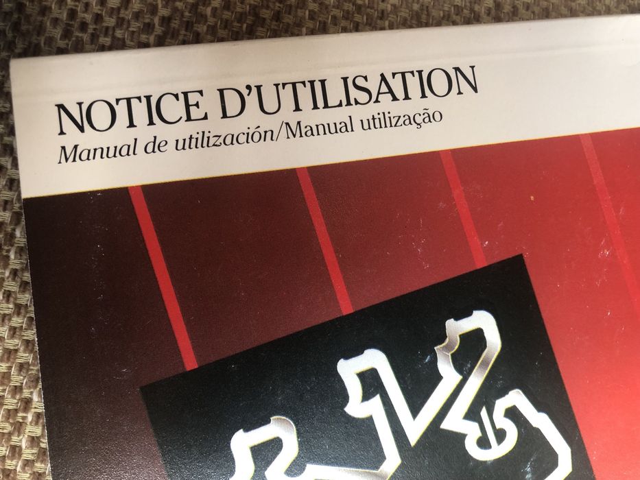 Peugeot 205 manual utilizador livro