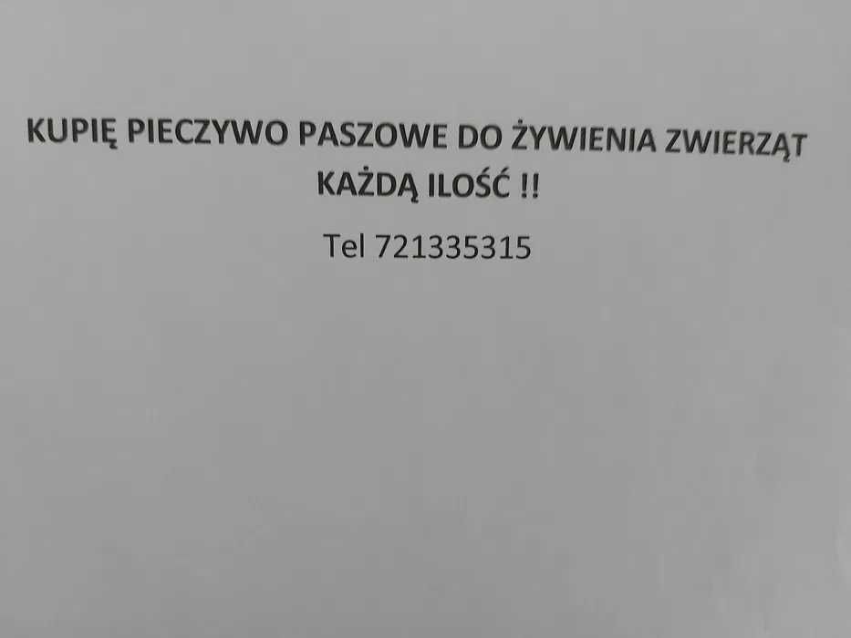 Pieczywo paszowe