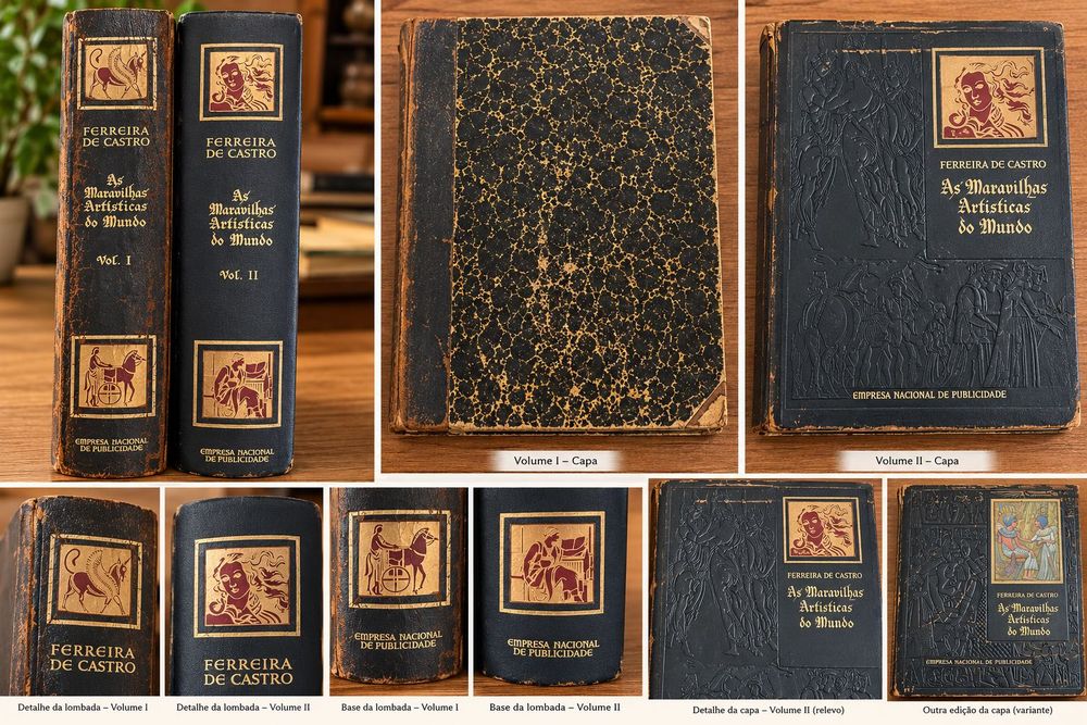 As Maravilhas Artísticas do Mundo - Ferreira de Castro (2 Vols.)