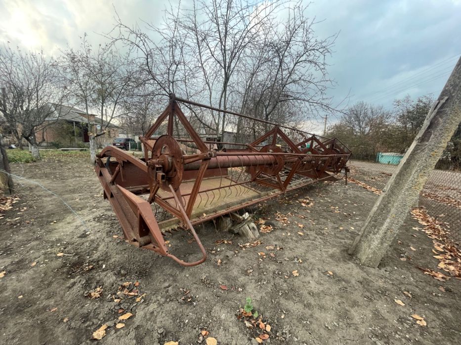 Жатка прицепная на свал ссср