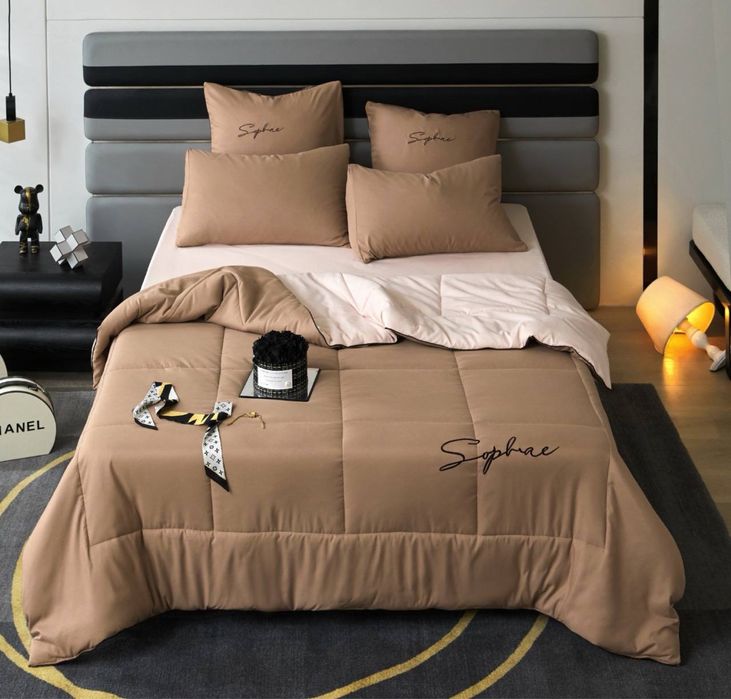 Новинка! Розкішний постільний набір з ковдрою постель с одеялом