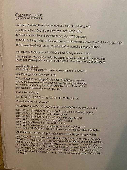 Guess What 4º ano Cambridge Activity book