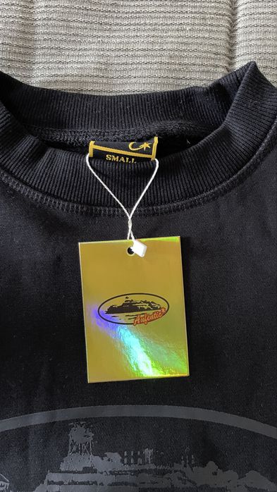 Corteiz Sweat Triple Black – Tamanho S, Novo com Fatura