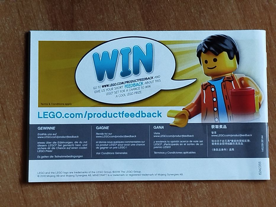 Instrukcja LEGO  Minecraft 21145