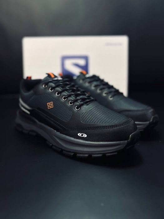 Мужские кожаные кроссовки Salomon для города, Саламон. Соломон SaLAMon