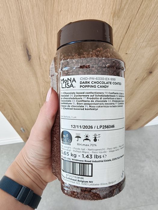 Mona Lisa Popping Candy Callebaut strzelająca posypka