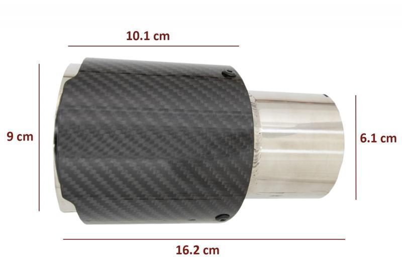 Ponteira de Escape Look Akrapovic 90mm
