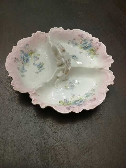 Fruteira antiga em porcelana cuidada, última oportunidade.