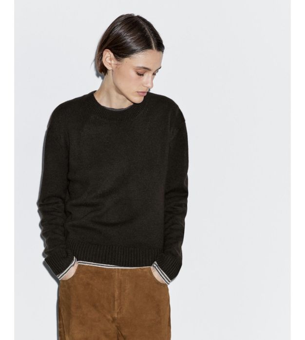 Коричневий светр Massimo Dutti xs