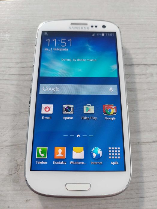 Smartfon Telefon Samsung Galaxy S3 NEO GT-I9300I 16GB 8MPix 1,5GB RAM NFC