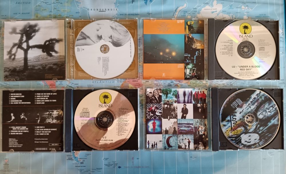 4 CD's Originais de U2