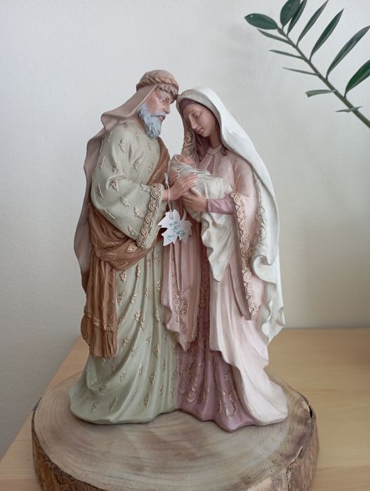 Sagrada família pintada à mão