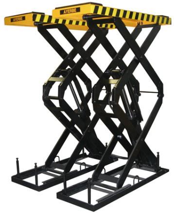 Plataforma Elevatória Tesoura Dupla capac. 3Ton Elev. 2 mts. AP28