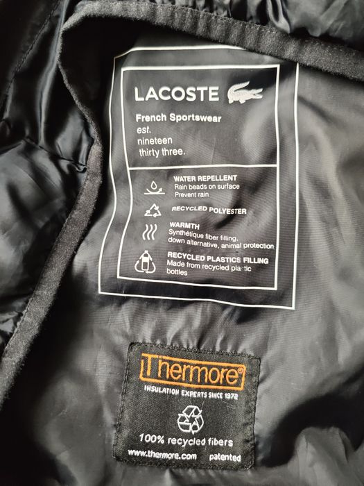 Пуховик Lacoste оригінал