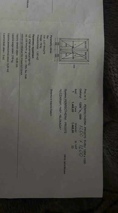 Okno PERFECTHERM 120x120